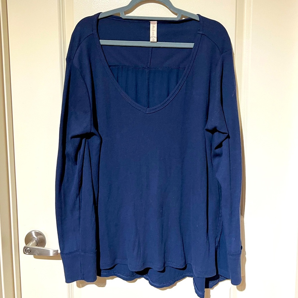 Altar’d State Long Sleeve Waffle Knit